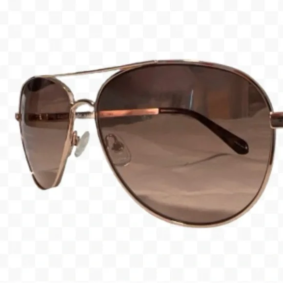 Kate Spade Gold Toned Aviator Sunglasses with Protective Pouch BNWT - Picture 3 of 8
